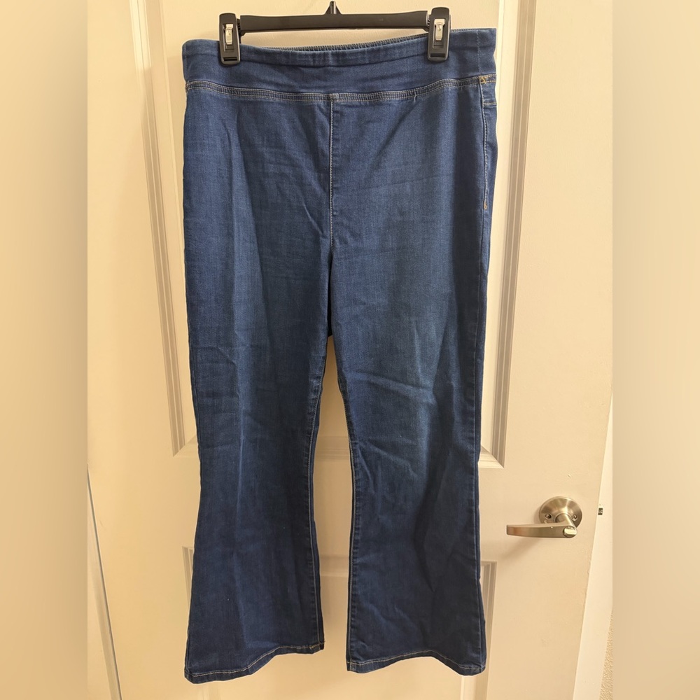We The Free Dark Blue Flare Jeans